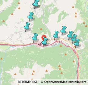 Mappa SS 26 della Valle d'Aosta, 11024 Chatillon AO (3.94273)
