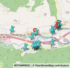 Mappa SS 26 della Valle d'Aosta, 11024 Chatillon AO (0.972)