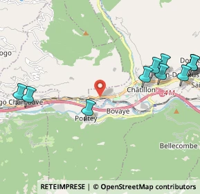 Mappa SS 26 della Valle d'Aosta, 11024 Chatillon AO (2.67364)