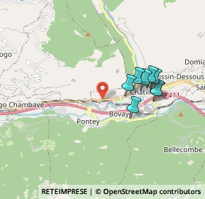 Mappa SS 26 della Valle d'Aosta, 11024 Chatillon AO (2.63692)