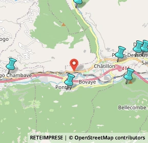 Mappa SS 26 della Valle d'Aosta, 11024 Chatillon AO (3.42417)