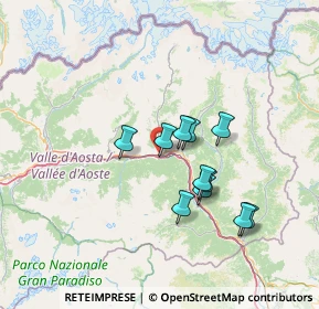 Mappa SS 26 della Valle d'Aosta, 11024 Chatillon AO (11.16364)
