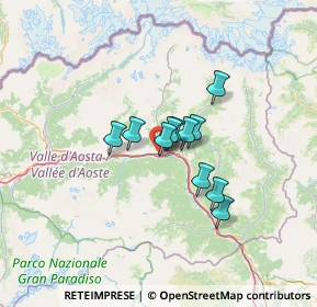 Mappa SS 26 della Valle d'Aosta, 11024 Chatillon AO (8.08818)