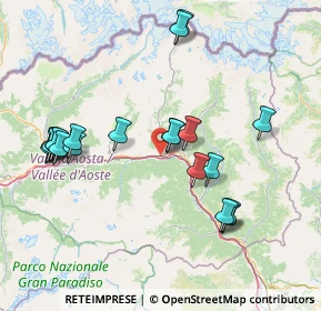 Mappa SS 26 della Valle d'Aosta, 11024 Chatillon AO (15.943)