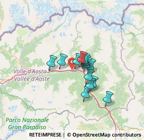 Mappa SS 26 della Valle d'Aosta, 11024 Chatillon AO (8.46846)