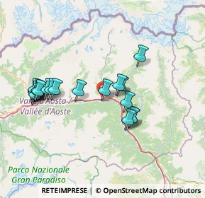 Mappa SS 26 della Valle d'Aosta, 11024 Chatillon AO (14.615)