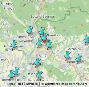 Mappa Via Sereno Milesi Locatelli, 24018 Villa d'Almè BG, Italia (2.26692)