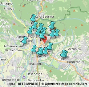 Mappa Via Sereno Milesi Locatelli, 24018 Villa d'Almè BG, Italia (1.2175)