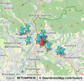 Mappa Via Sereno Milesi Locatelli, 24018 Villa d'Almè BG, Italia (1.09)