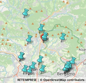 Mappa Via Sereno Milesi Locatelli, 24018 Villa d'Almè BG, Italia (5.115)