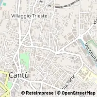 Mapa Cantù