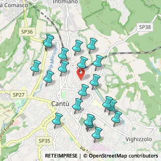 Mappa Via Dalmazia, 22063 Cantù CO, Italia (0.968)