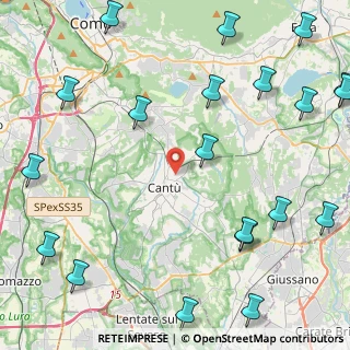Mappa Via Dalmazia, 22063 Cantù CO, Italia (6.413)