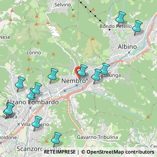 Mappa Via Carso, 24027 Nembro BG, Italia (2.84615)