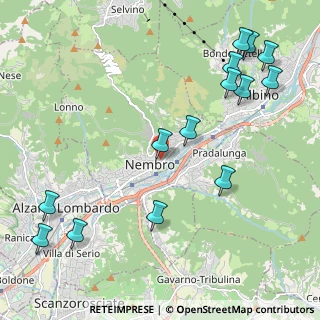 Mappa Via Carso, 24027 Nembro BG, Italia (2.64071)