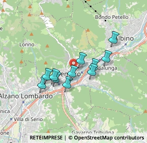 Mappa Via Carso, 24027 Nembro BG, Italia (1.30091)