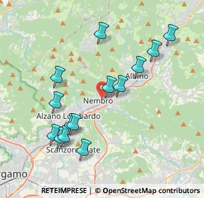 Mappa Via Carso, 24027 Nembro BG, Italia (3.89714)