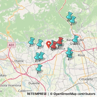 Mappa Via Costadema, 36100 Vicenza VI, Italia (6.36571)