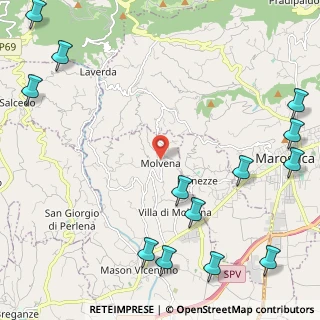 Mappa Via Costadema, 36100 Vicenza VI, Italia (3.24692)