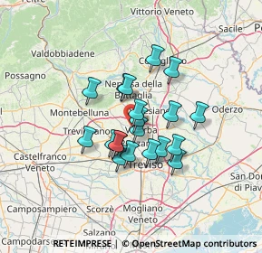 Mappa Via Venezia, 31050 Povegliano TV, Italia (9.5355)