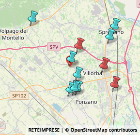 Mappa Via Venezia, 31050 Povegliano TV, Italia (3.57636)