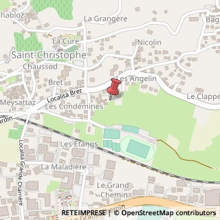 Mappa Localita' Prevot, 2/a, 11020 Saint-Christophe, Aosta (Valle d'Aosta)