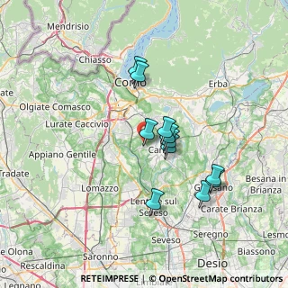 Mappa Via Raffaello, 22060 Cucciago CO, Italia (5.72909)