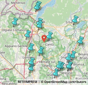 Mappa Via Raffaello, 22060 Cucciago CO, Italia (9.722)