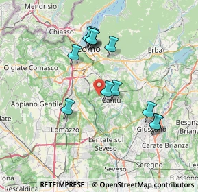 Mappa Via Raffaello, 22060 Cucciago CO, Italia (6.81846)