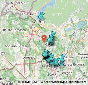 Mappa Via Raffaello, 22060 Cucciago CO, Italia (6.542)
