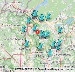 Mappa Via Raffaello, 22060 Cucciago CO, Italia (6.57)