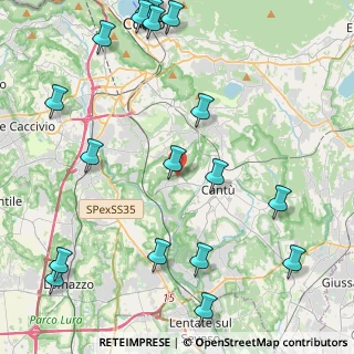 Mappa Via Raffaello, 22060 Cucciago CO, Italia (5.947)