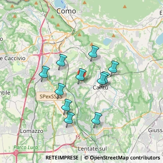 Mappa Via Raffaello, 22060 Cucciago CO, Italia (3.11364)