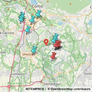 Mappa Via Raffaello, 22060 Cucciago CO, Italia (3.506)