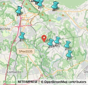 Mappa Via Raffaello, 22060 Cucciago CO, Italia (5.9355)