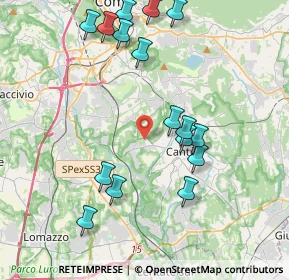 Mappa Via Raffaello, 22060 Cucciago CO, Italia (4.24813)
