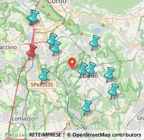 Mappa Via Raffaello, 22060 Cucciago CO, Italia (3.94833)