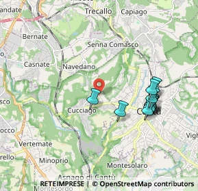 Mappa Via Raffaello, 22060 Cucciago CO, Italia (1.84273)