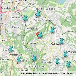 Mappa Via Raffaello, 22060 Cucciago CO, Italia (2.83091)