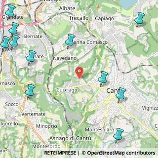 Mappa Via Raffaello, 22060 Cucciago CO, Italia (3.36455)