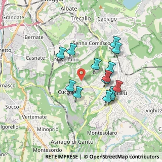 Mappa Via Raffaello, 22060 Cucciago CO, Italia (1.55286)