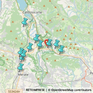 Mappa Via Volpana, 24034 Cisano Bergamasco BG, Italia (3.68364)