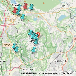 Mappa Via Sparta, 22063 Cantù CO, Italia (4.60214)