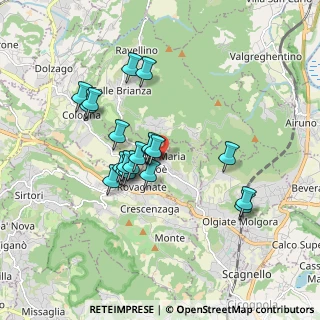 Mappa Via dei Ronchi, 23889 Santa Maria Hoè LC, Italia (1.5055)