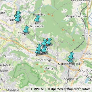 Mappa Via dei Ronchi, 23889 Santa Maria Hoè LC, Italia (1.93692)