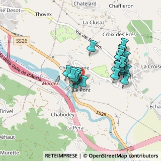 Mappa Frazione le Pont, 11015 La Salle AO, Italia (0.38214)
