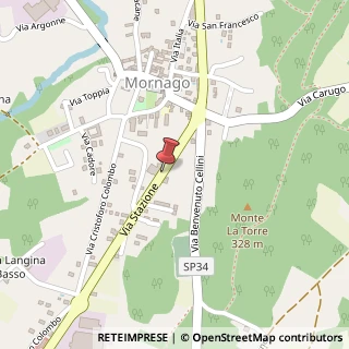 Mappa Via Stazione,  18, 21020 Mornago, Varese (Lombardia)