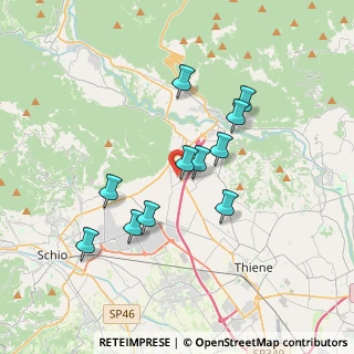 Mappa Via Castegnare, 36013 Piovene Rocchette VI, Italia (3.13909)