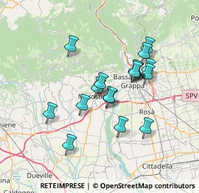 Mappa Via Levà, 36063 Marostica VI, Italia (5.99389)