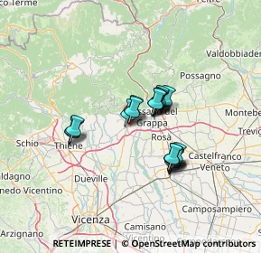 Mappa Via Levà, 36063 Marostica VI, Italia (9.561)